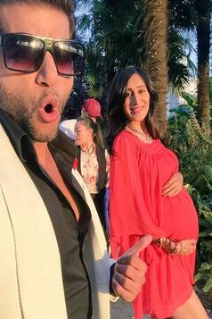 TV actor and dad-to-be Karanvir Bohra shares adorable pics of wife Teejay Sidhu’s baby bump!
