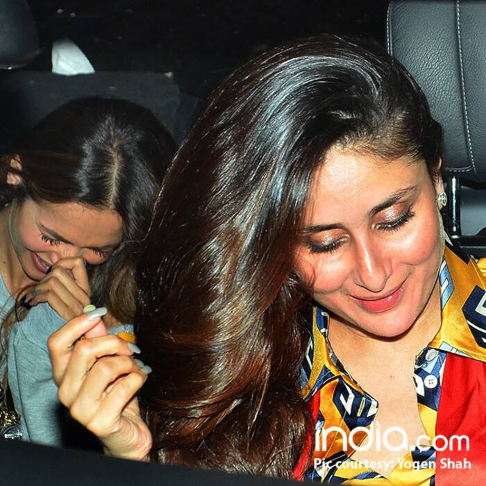 Kareena Kapoor and Malaika Arora Khan snapped in car