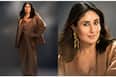Kareena Kapoor Slays With Sass in Brown Slip Dress-Blazer But Her Statement Garden Earrings Worth Rs 14K Steals Spotlight! PHOTOS