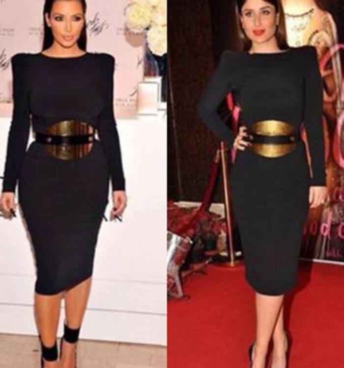 Kareena Kapoor Khan and Kim Kardashian in same outfit