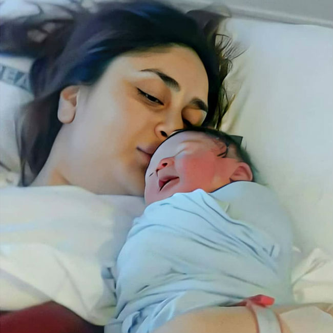 Kareena Kapoor Khan and Taimur Ali Khan in a new photo