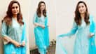 Kareena Kapoor Khan Adds Magic to Your Tiring Monday in a Dazzling Blue Punjabi Suit - See Pics