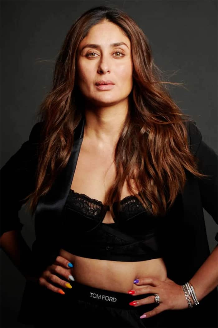 Kareena Kapoor Khan flaunts colourful nails with her black suit