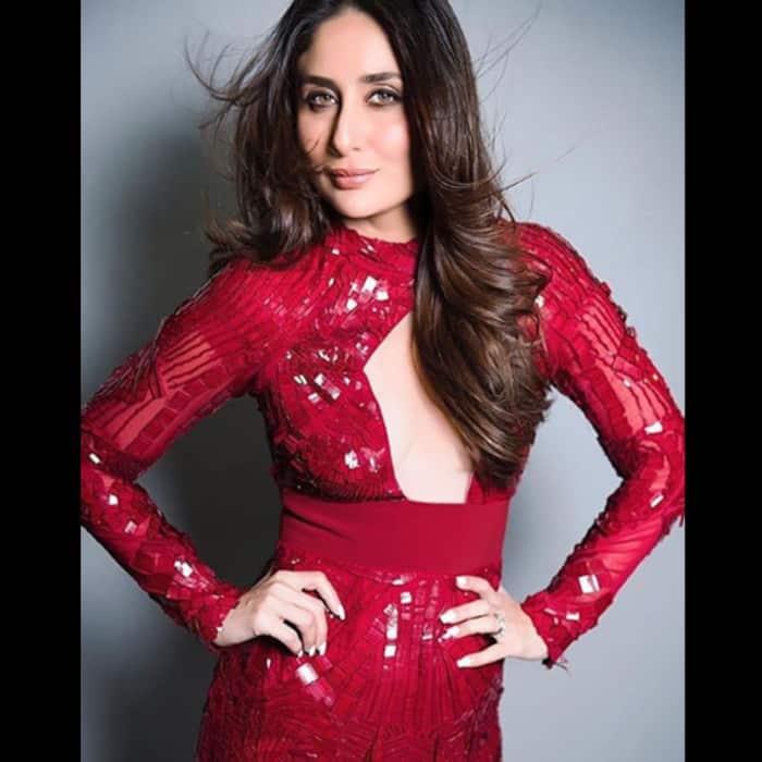 Kareena Kapoor Khan in red bodycon outfit