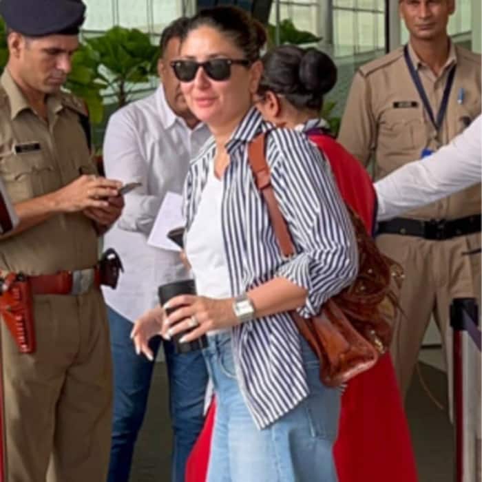 Kareena Kapoor Khan Looked Chic as She Left Mumbai Airport