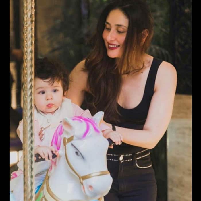 Kareena Kapoor Khan playing with son Taimur Ali Khan Pataudi