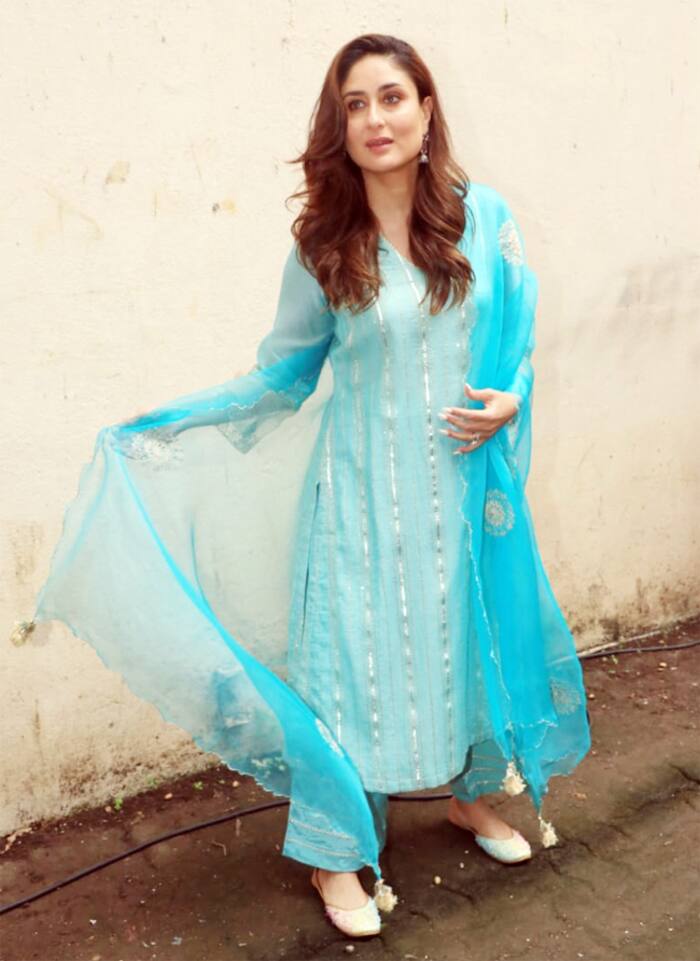 Kareena Kapoor Khan promotes Laal Singh Chaddha in a stunning blue suit - you like?