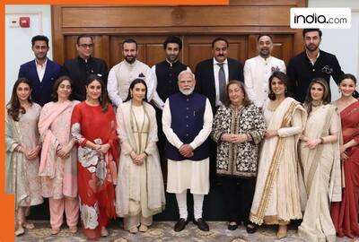 Kareena Kapoor Khan, Ranbir Kapoor, Alia Bhatt, Saif Ali Khan and family celebrate Raj Kapoor with PM Narendra Modi in Delhi, see pics
