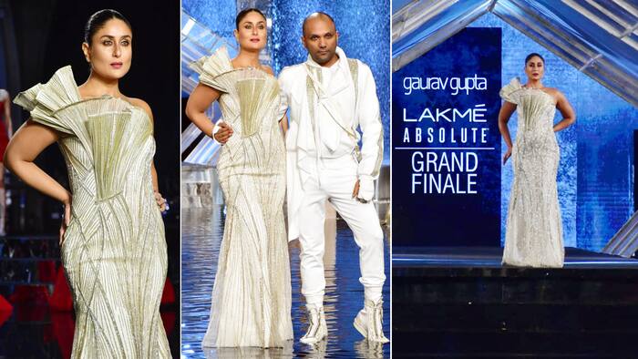 Kareena Kapoor Khan returns to the ramp after giving birth to Jehangir Ali Khan, walks at the Lakme Fashion Week 2021