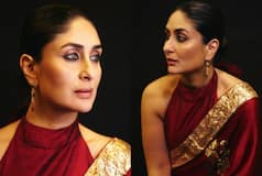 Kareena Kapoor Khan's Seductive Eyes Shine in a Hot Red Satin Saree, Stealing the Limelight at Filmfare 2024 - Check Photos
