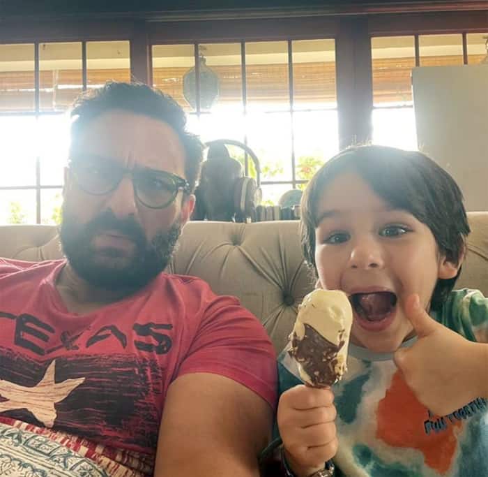 Kareena Kapoor Khan s Love Post is an Adorable Picture of Saif Ali Khan and Taimur