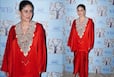 Kareena Kapoor Takes Away Our Breath in Red Chanderi Kaftan And Sharara Set - See Photos