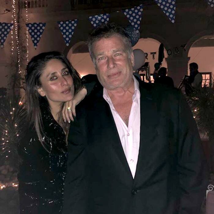 Kareena Kapoor with Karan Kapoor at Taimur Ali Khan’s birthday