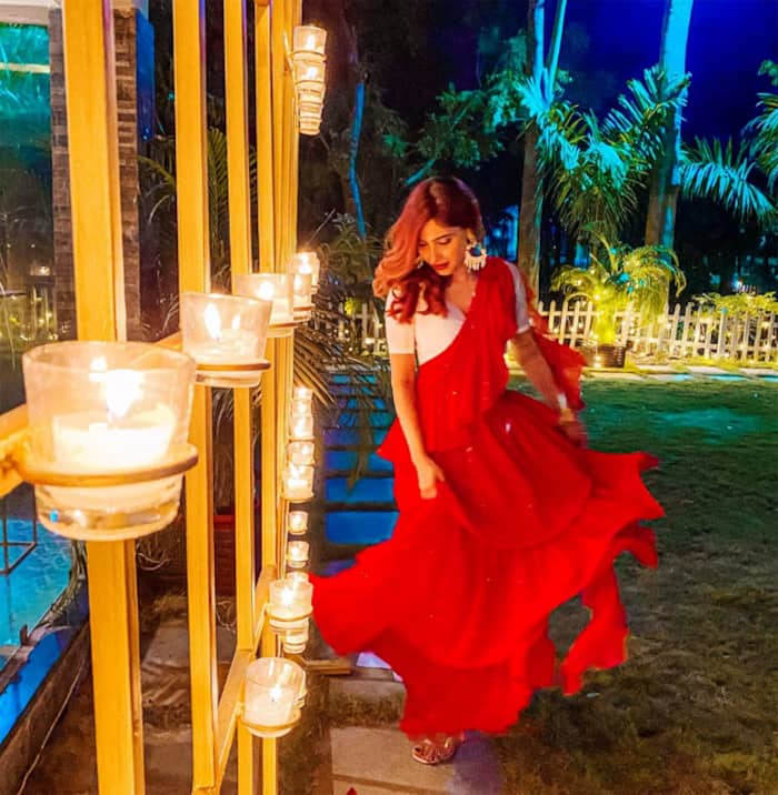 Karishma Sharma poses