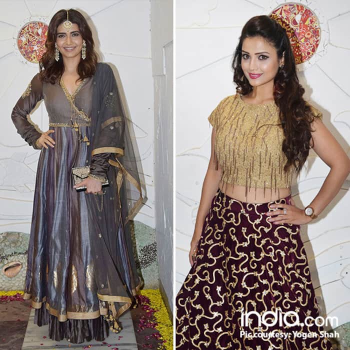 Karishma Tanna and Ada Khan at Sandip Sikand’s Diwali bash