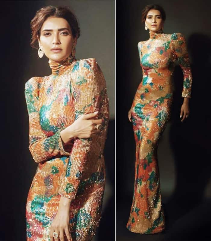 Karishma Tanna Looks Radiant in Sequin Column Gown