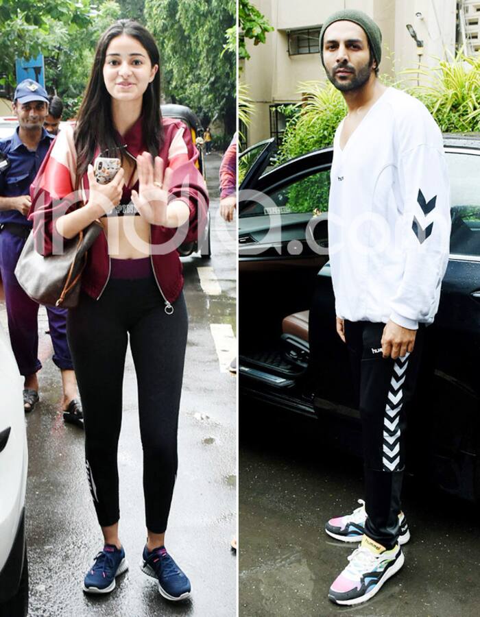 Kartik Aaryan and Ananya Panday preparing for Pati Patni Aur Woh