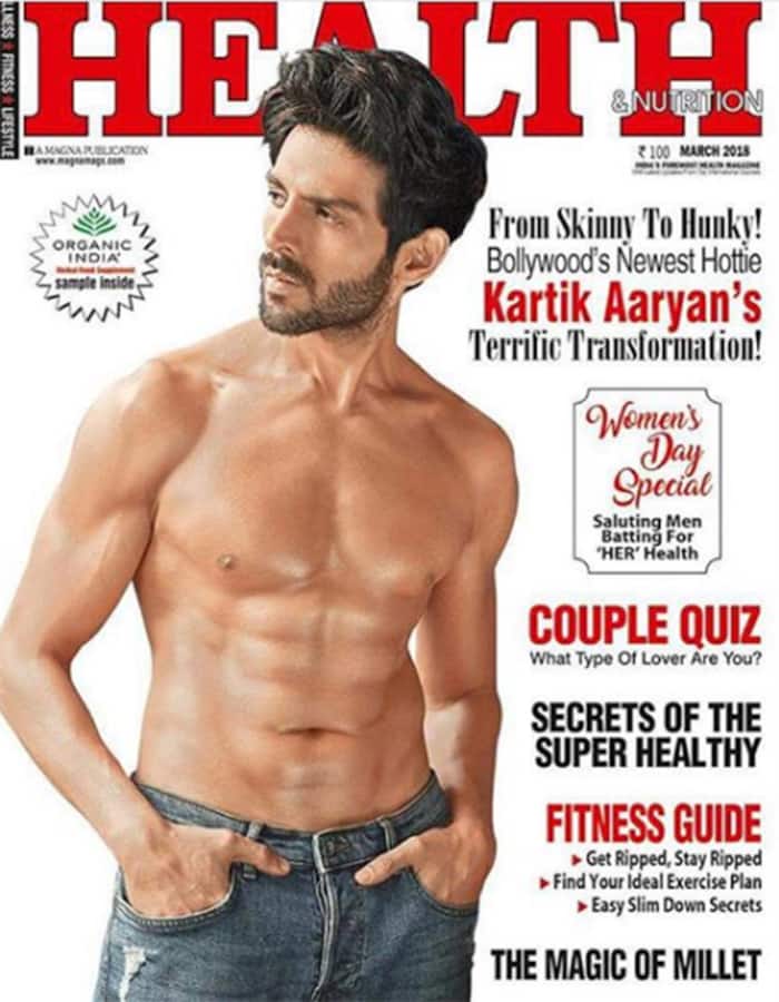 Kartik Aaryan’s shirtless magazine cover