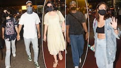 Katrina Kaif - Vicky Kaushal Get Mushy After Returning From Maldives, See Pics From Mumbai Airport