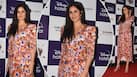 Katrina Kaif Wears a Simple Velvet Floral Dress But Its Price is Really Astonishing - See Pics