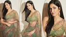 Katrina Kaif Exudes Panache in Stunning Saree And Matching Sexy Blouse - See Viral Photos