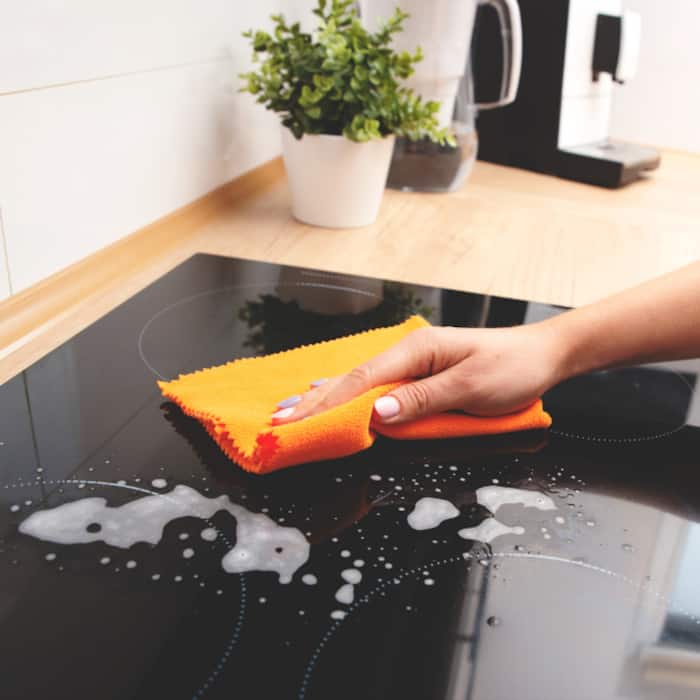 Keep the surface of your induction cooktop clean