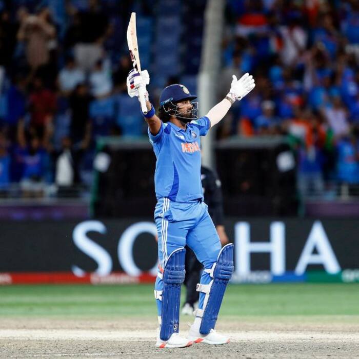 KL Rahul remained unbeaten during his knock in Champions Trophy final
