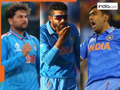 Kuldeep Yadav, Ravindra Jadeja to R Ashwin: Most wickets by Indian spinners in International cricket