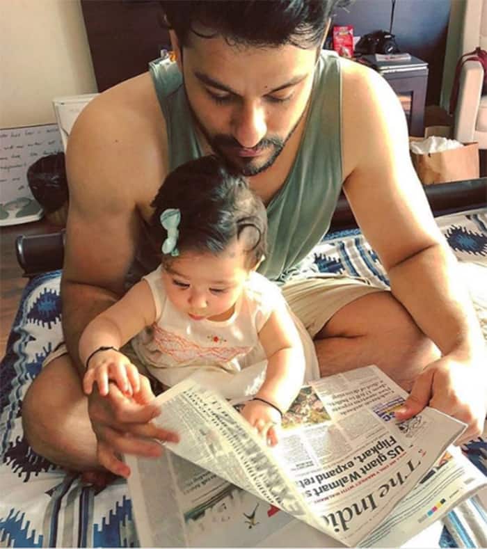 Kunal Khemmu with daughter Naomi