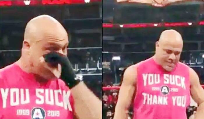 Kurt Angle Gets Emotional as WWE RAW Pays Tribute on His Final Appearance