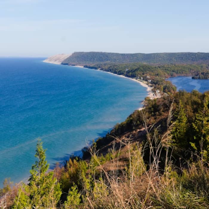 Lake Michigan     58 000 sq km The only Great Lake entirely within the United States 