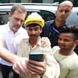 Rahul Gandhi Rides DTC Bus, Interacts With Drivers, Conductors- In Pics