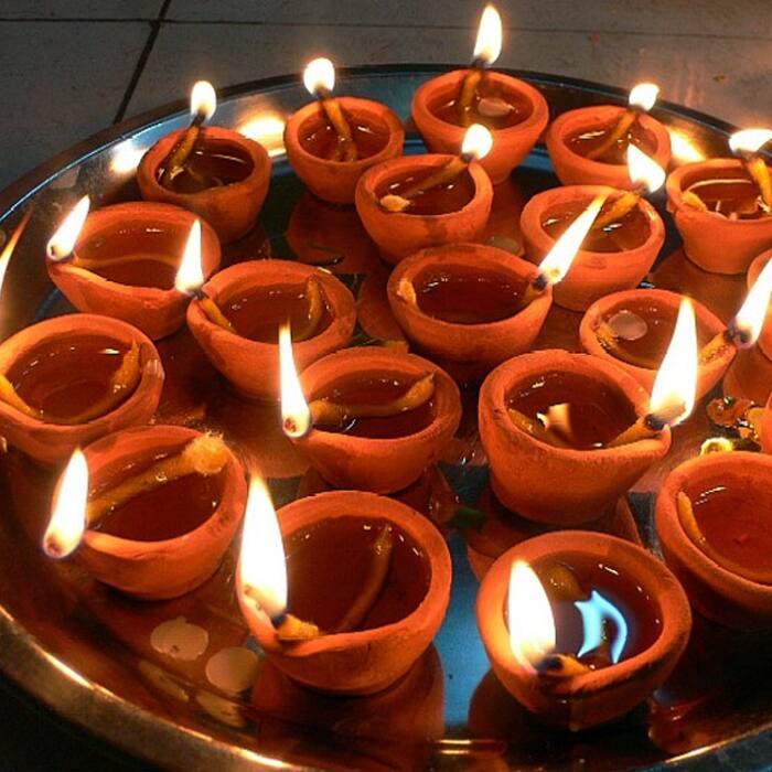 Light up your house with lamps, lights and diyas during the festival of Diwali