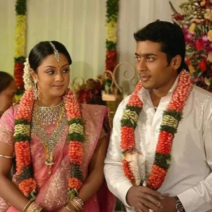 Look back at Suriya and Jyotika’s wedding: Couple first tied the knot in Chennai on September 11, 2006.