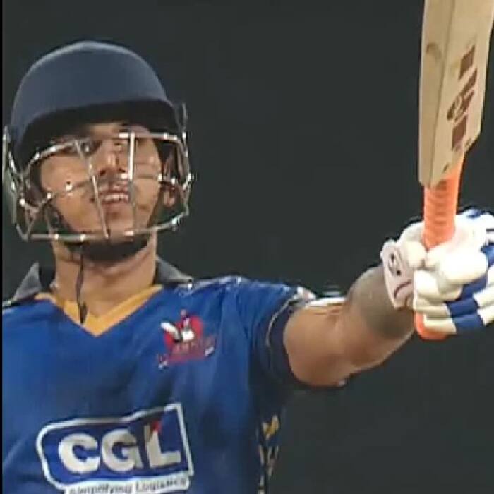 Madhav Kaushik scored an unbeaten 95