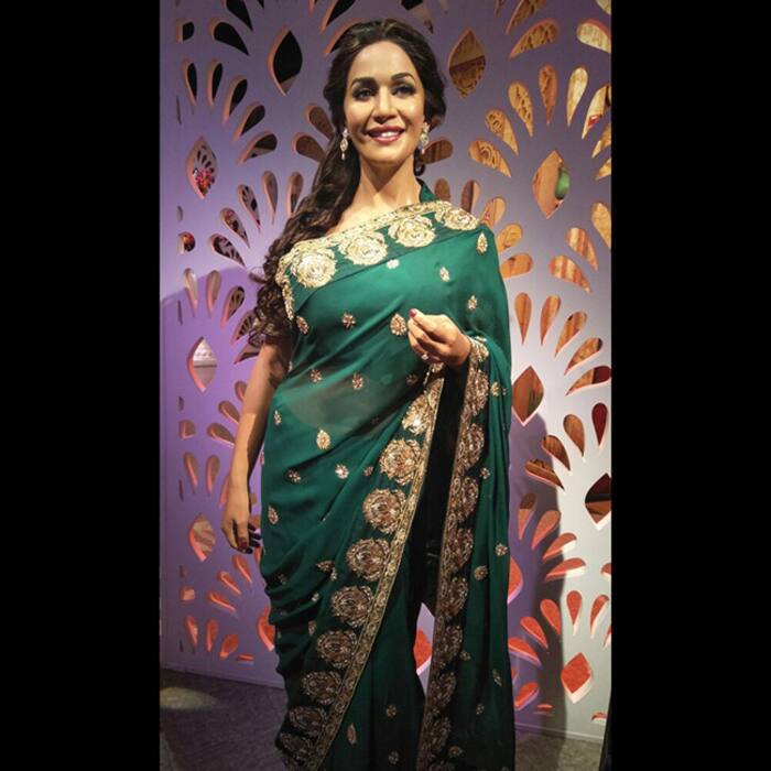 Madhuri Dixit’s wax statue at Madam Tussauds museum in Delhi