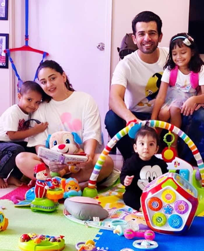 Mahhi and Jay are also foster parents to their domestic help Manoj   s children  Khushi and Rajveer