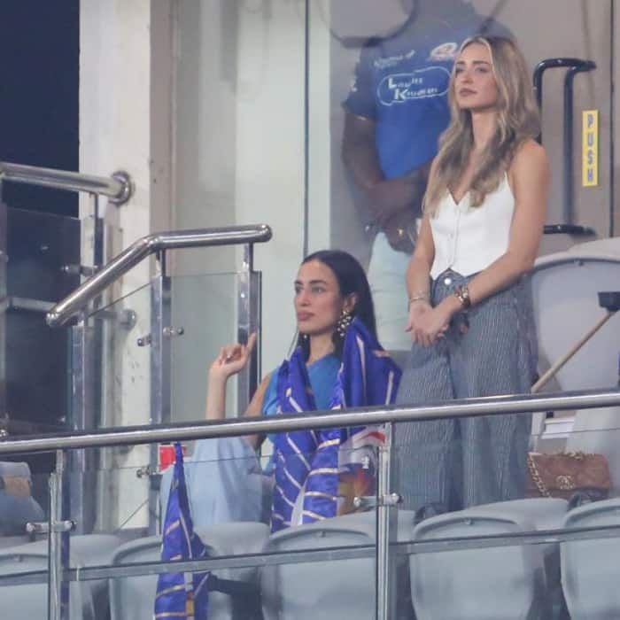 Mahieka Sharma has been regular fixture at Mumbai Indians matches