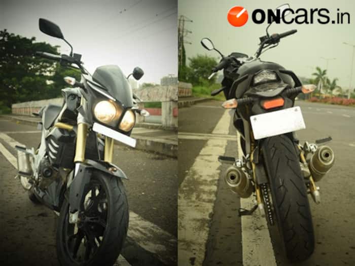 Mahindra Mojo front and rear profile