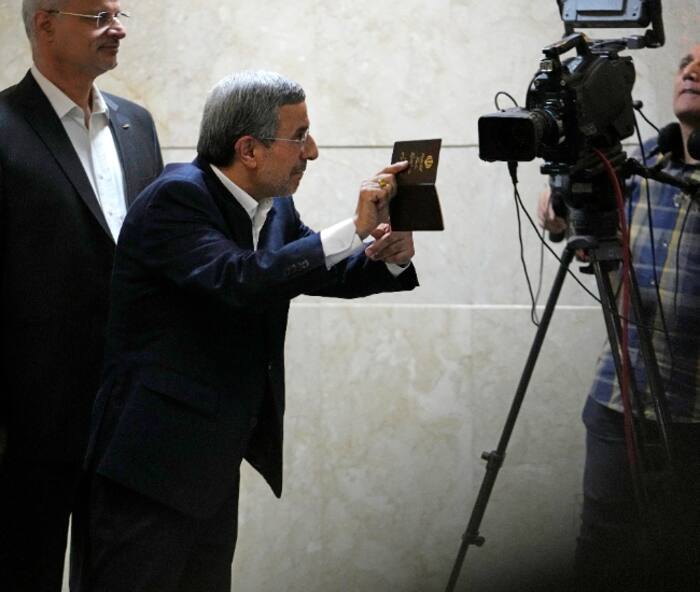 Mahmoud Ahmadinejad Registers For Iran s Presidential Election