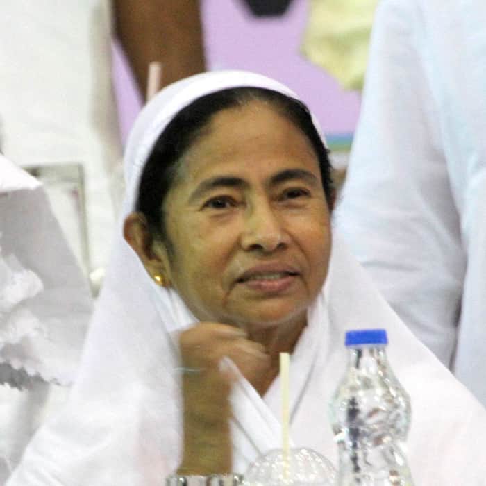 Mamata Banerjee attends an Iftaar party in Kolkata