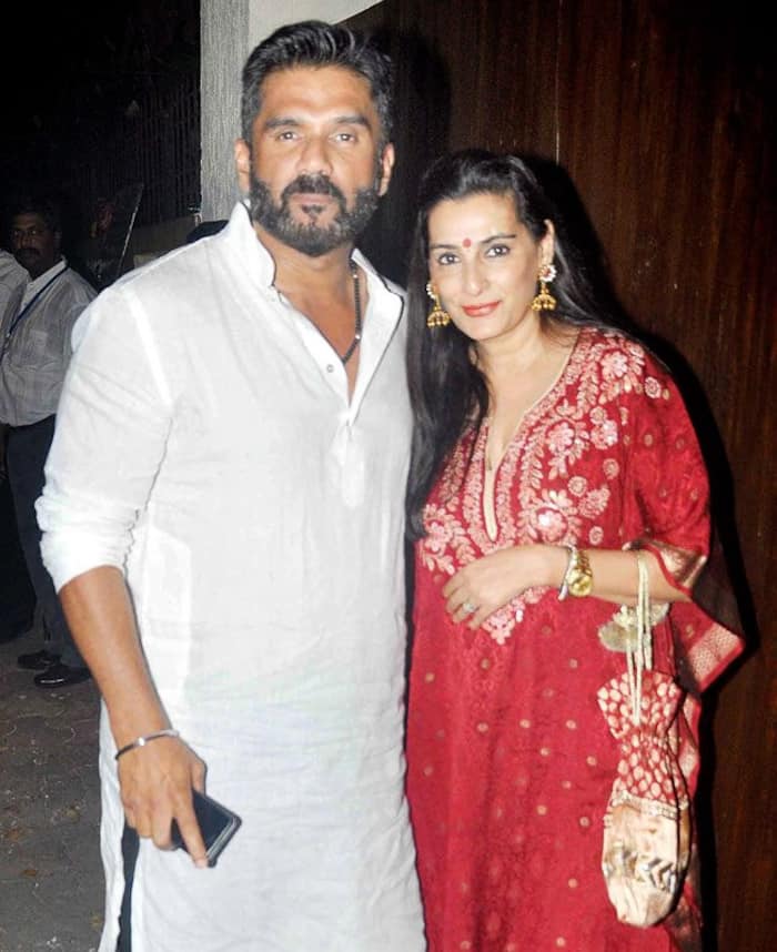 Mana and Suniel Shetty