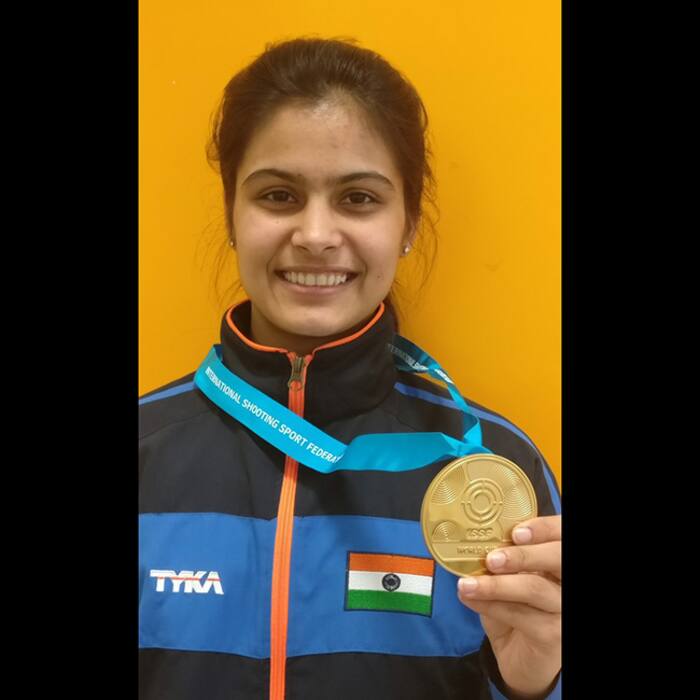 Manu Bhaker wins gold medal