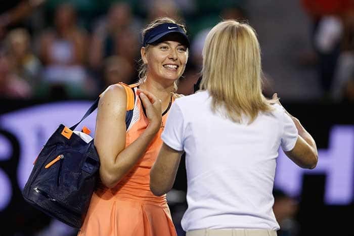 Maria Sharapova snapped during Day 5 of Australian Open 2016