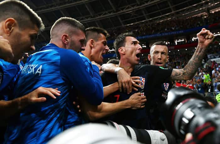 Mario Mandzukic s ecstatic celebrations