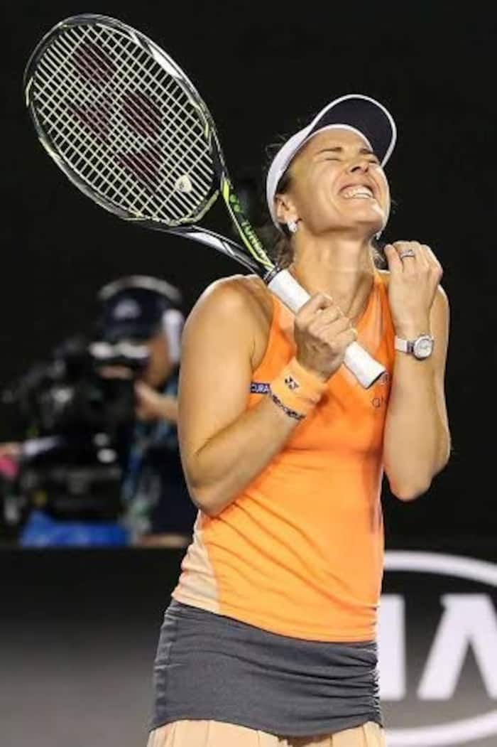 Martina Hingis clicked during Australian Open 2016