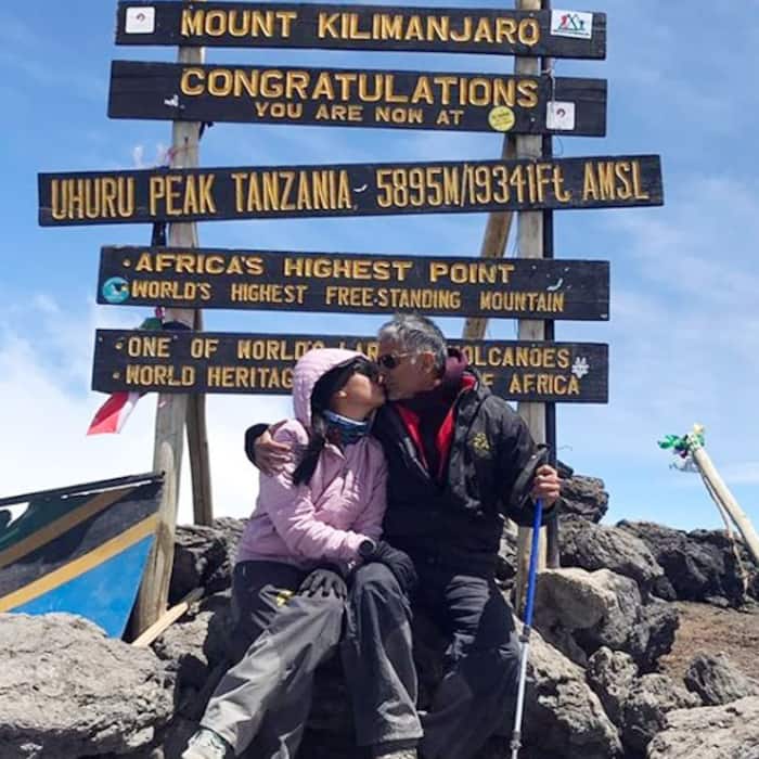 Milind Soman Ankita Konwar   s Passionate Kiss