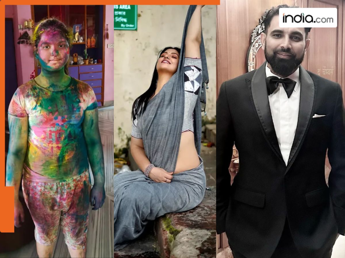Hasin Rrrrt Mohammed Shami's wife Hasin Jahan defends daughter playing Holi, slams ...