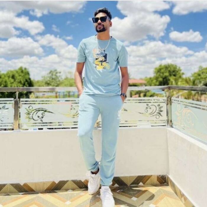 Mohammed Siraj enjoys spending time on his huge terrace