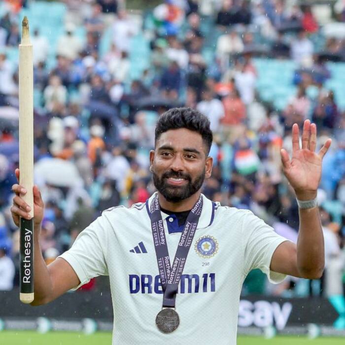 Mohammed Siraj refused to accept the bottle of Champagne gifted by ECB